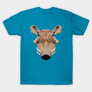 Warthog Low Poly Art T-Shirt